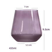 Taças e Copo de Cristal Roxo Fosco - Individual