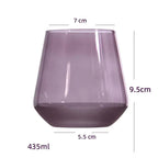 Taças e Copo de Cristal Roxo Fosco - Individual