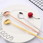 Kit Colheres de Aço Inox com Cabo Longo - 10pcs