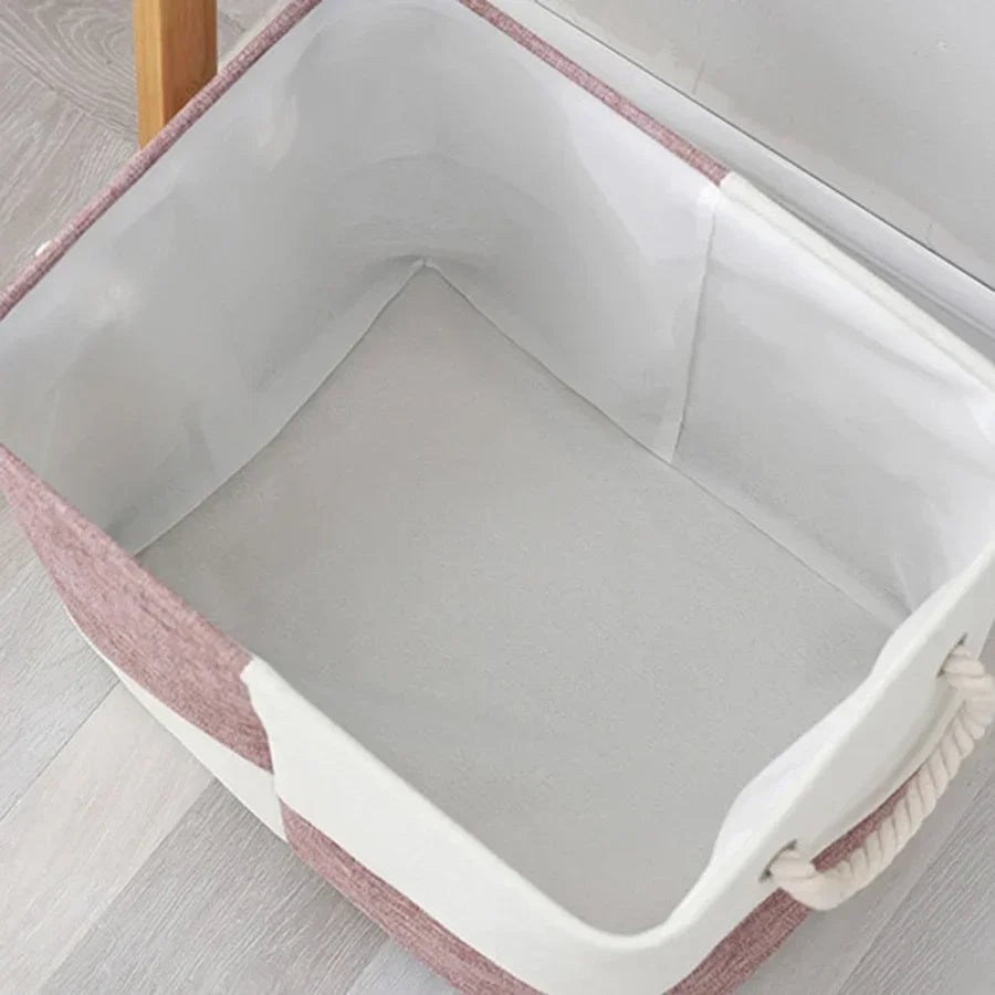 Organizador Dobrável de Linho para Casa