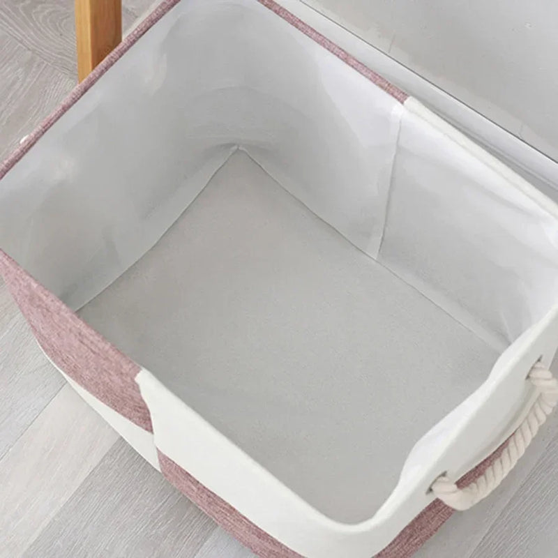 Organizador Dobrável de Linho para Casa