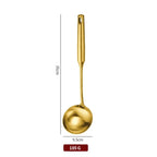 Conjunto De Utensílios De Cozinha Em Aço Inoxidável, Colher De Cozinha, Colher, Acessórios Para Casa, Ferramentas De Cozinha, Luxo, 7Pcs