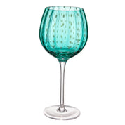 Taça de Cristal Colorida Design Pontilhado - 450ml