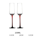 Conjunto de Taças de Cristal Francesas para Champanhe - 2 Peças