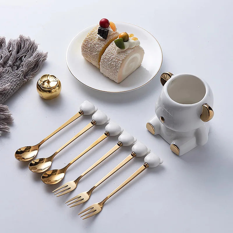 Conjunto Talheres para Fruta - 6pcs