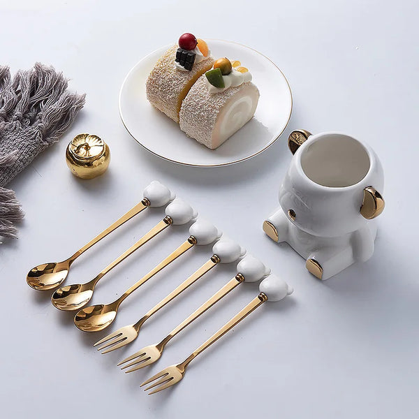Conjunto Talheres para Fruta - 6pcs