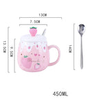 Caneca Strawberry 450ml