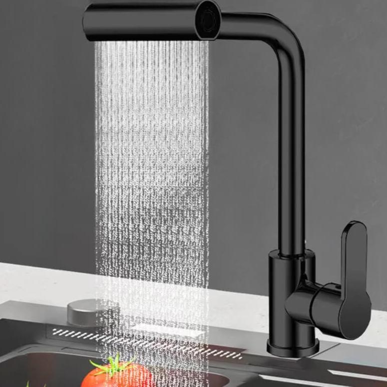 Torneira Black Cachoeira - Bico Giratório em Inox