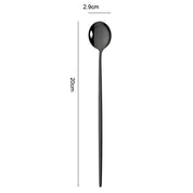 Kit Colheres de Aço Inox com Cabo Longo - 10pcs