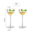 Kit Taças de Cristal para Coquetéis 120ml - 2 ou 4pcs