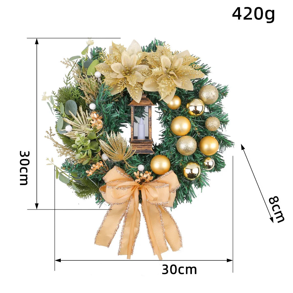 2025 guirlanda de natal jesus cristo com luz vermelha/dourada guirlanda porta feliz natal ornamento navidad ao ar livre decoração de festa de ano novo