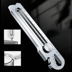 Estilete Profissional Multifuncional 6 em 1 em Aço Inox 18mm
