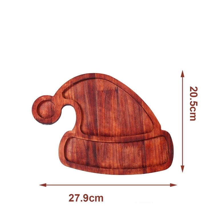 Bandeja Decorativa Natalina de Madeira