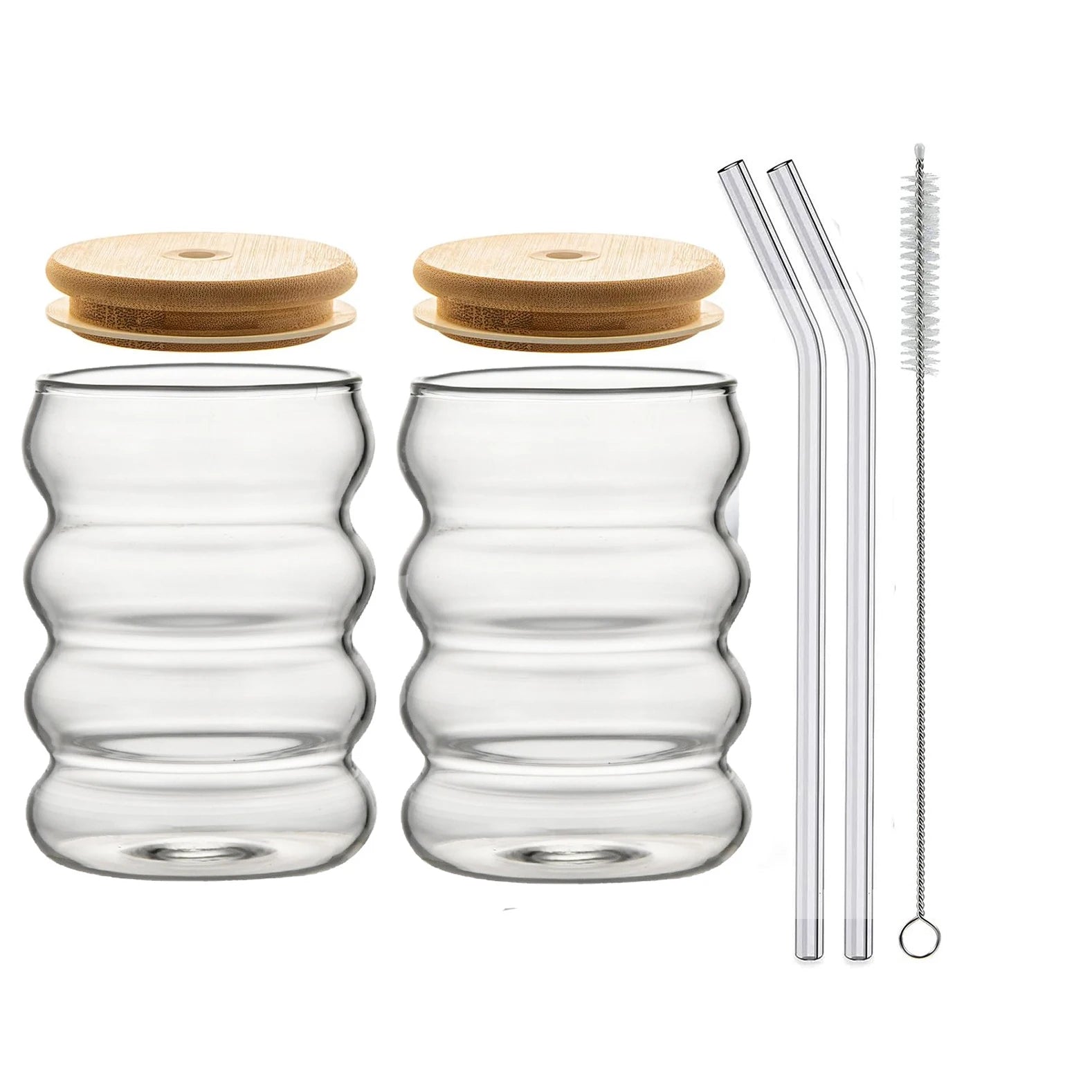 Copo Sanfonado de Vidro 350ml