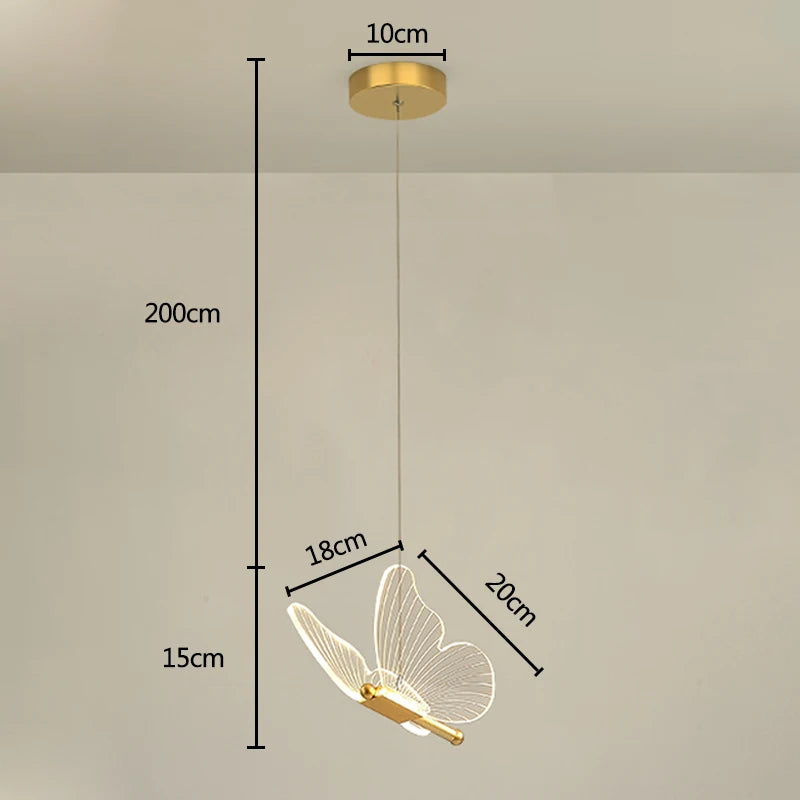 Pendentes Butterfly Gold Individual ou 2 Pcs