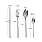 Conjunto Talheres de Aço Inox Luxo - 4 Peças