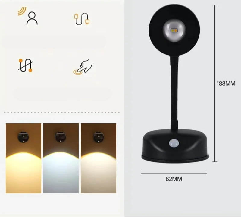 Refletor LED Inteligente com Sensor