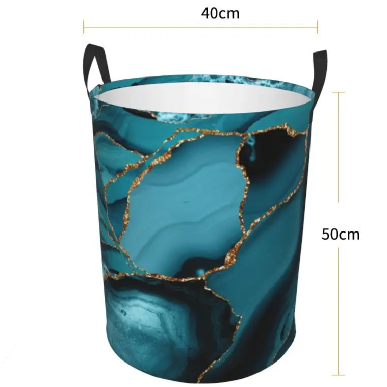 Cesto Dobrável de Roupa Glamour Colorido