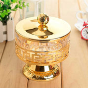 Metal Plastic Storage Box with Lid, Kitchen Tea Caddy, Candy and Chocolate Organizer, Snack Fruit Bandeja, Decoração de Natal, Europeu