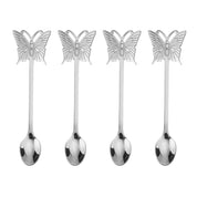 Kit Colheres de Chá Borboletas em Inox - 4pcs