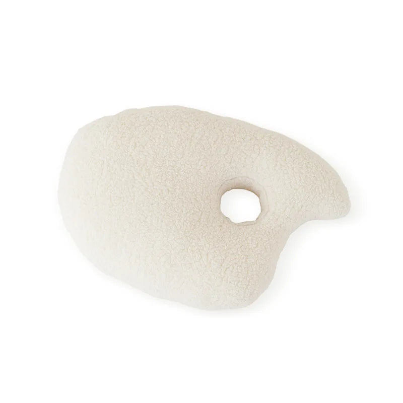 Bubble Kiss-Almofada de pelúcia estilo abstrato nórdico para sofá, almofada de lã monocromática, almofadas decorativas para casa, formato especial