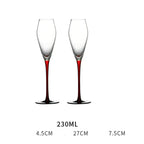 Conjunto de Taças de Cristal Francesas para Champanhe - 2 Peças