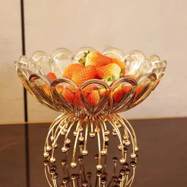 Fruteira Luxo de Vidro
