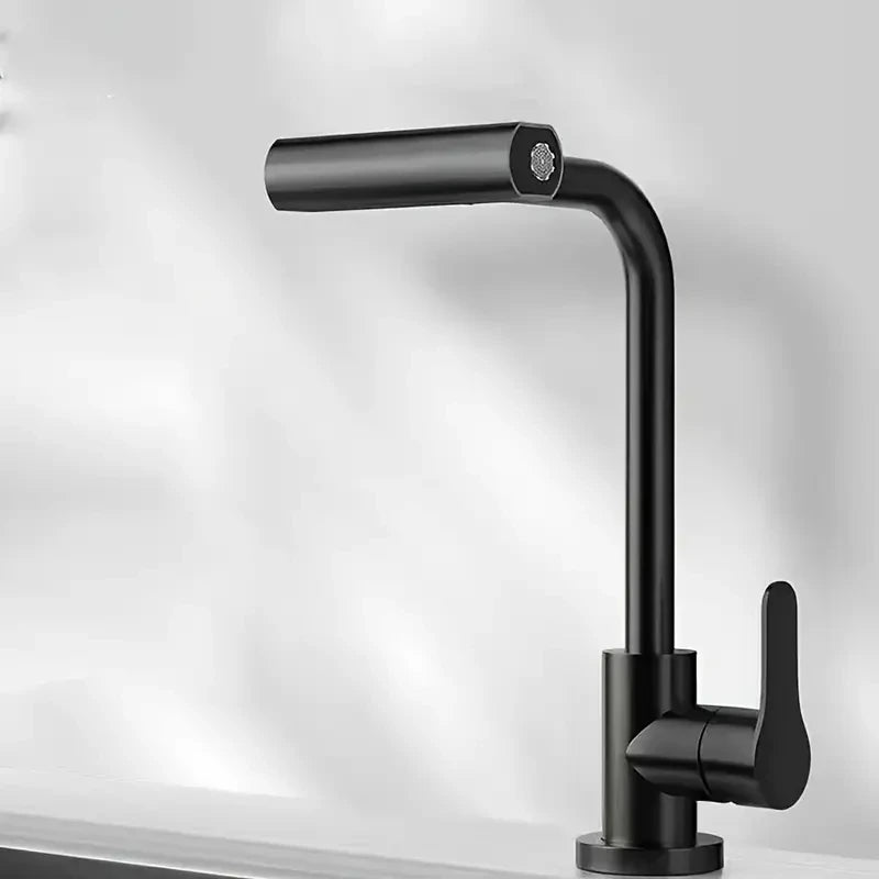 Torneira Black Cachoeira - Bico Giratório em Inox
