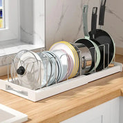 Organizador de Panelas em Aço Inox Expansível
