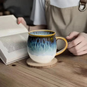 Caneca Cerâmica Retrô - 520ml