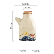 Garrafa Vintage de Cerâmica para Temperos - 350ml