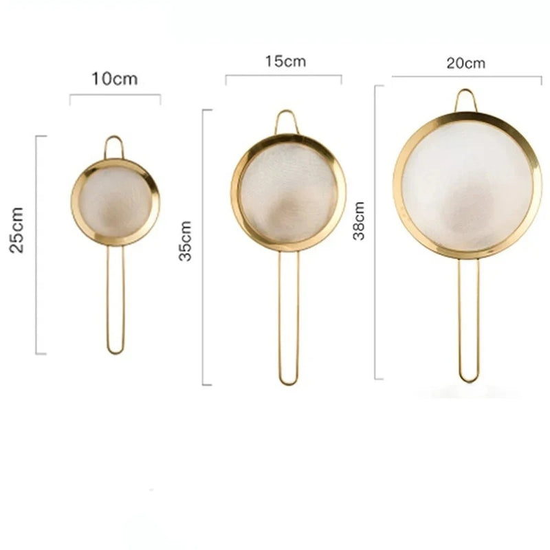 Kit Peneiras Gold 3 Tamanhos