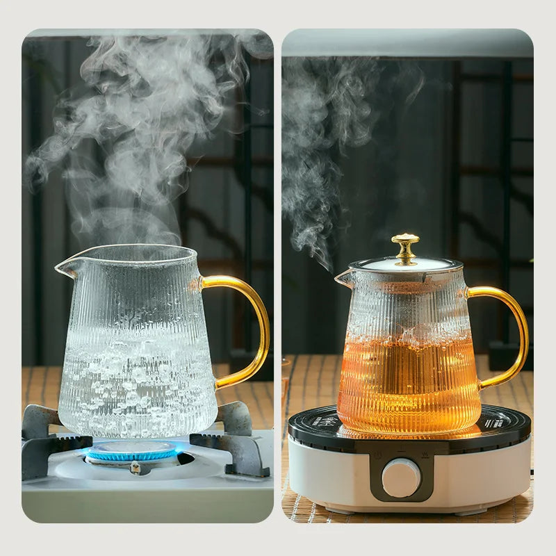 Bule de Vidro Borosilicato para Chá
