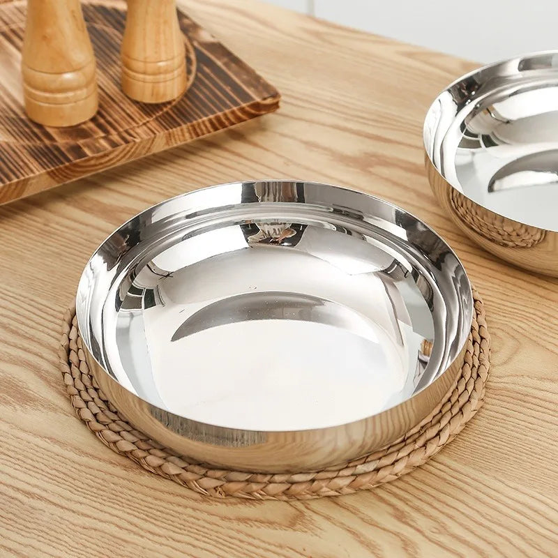 Saladeira Prata em Aço Inox