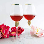 Kit Taças Dourada 2 Peças