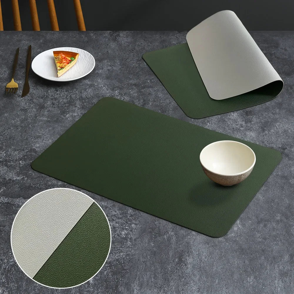 Jogo de Sousplats 4 Peças Antiderrapantes e Térmicos para Mesa Posta