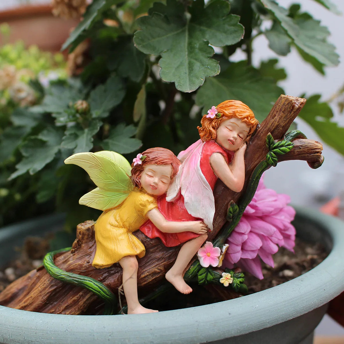 Ornamento Fadas para Jardim