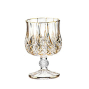 Garrafa de licor de vidro de cristal clássico europeu, copo de vinho estrangeiro, conjunto de vidro de uísque doméstico, conjunto de vinho de vidro de álcool