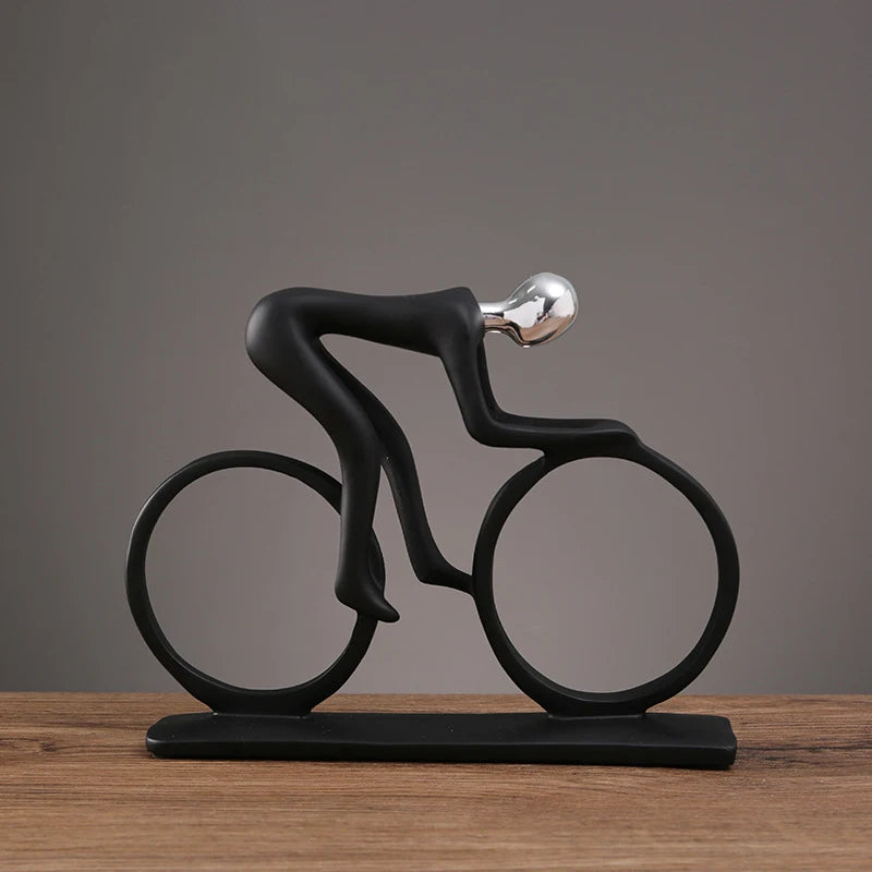 Ciclista Estatueta Minimalista