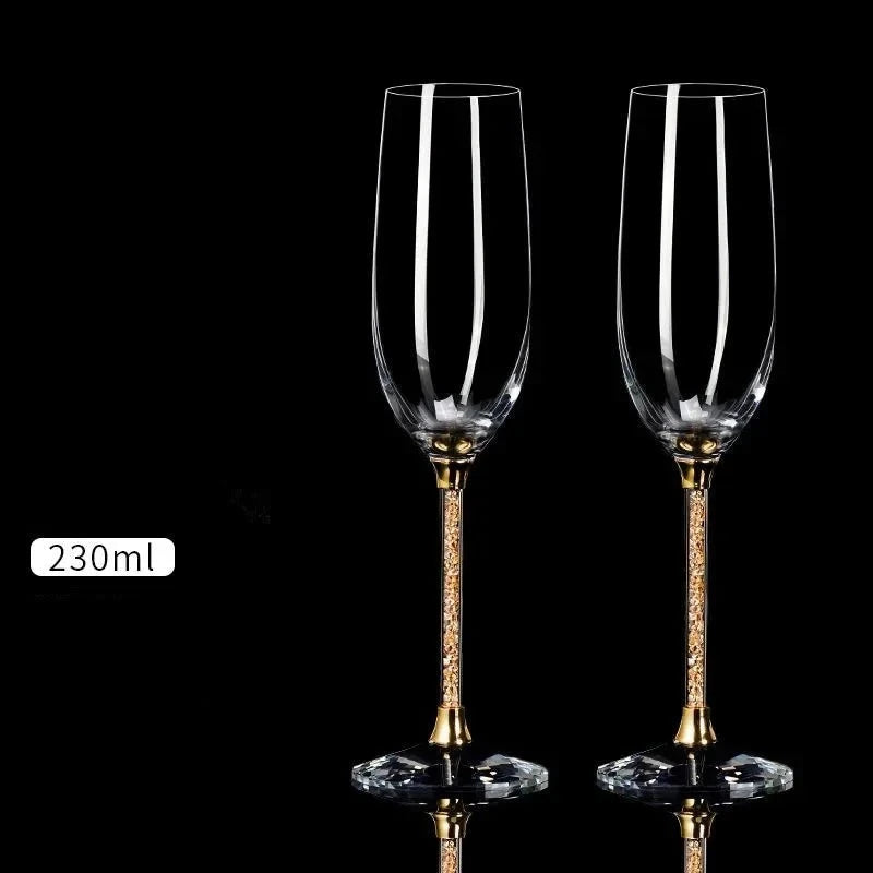 Taças Diamond em Cristal 2 Pcs