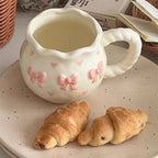 Caneca de Cerâmica 380ml com Laço & Coração