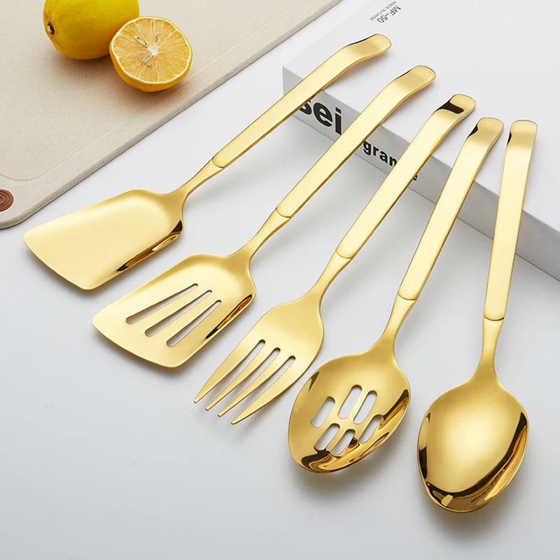 Jogo Utensílios Colors em Inox 2 ou 5 Pcs