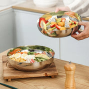 Saladeira Prata em Aço Inox