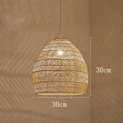 Luminária Suspensa de Rattan