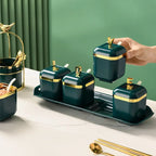 Conjunto Porta Temperos Luxo - 3 ou 4pcs