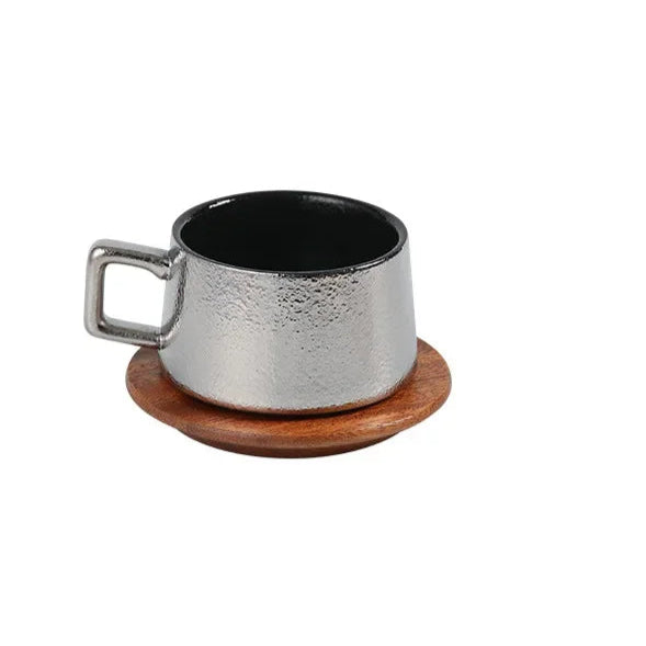 Conjunto Luxo Retrô Xícara e Pires - 230ml