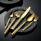 Conjunto Talheres Luxy em Aço Inoxidável - 5pcs