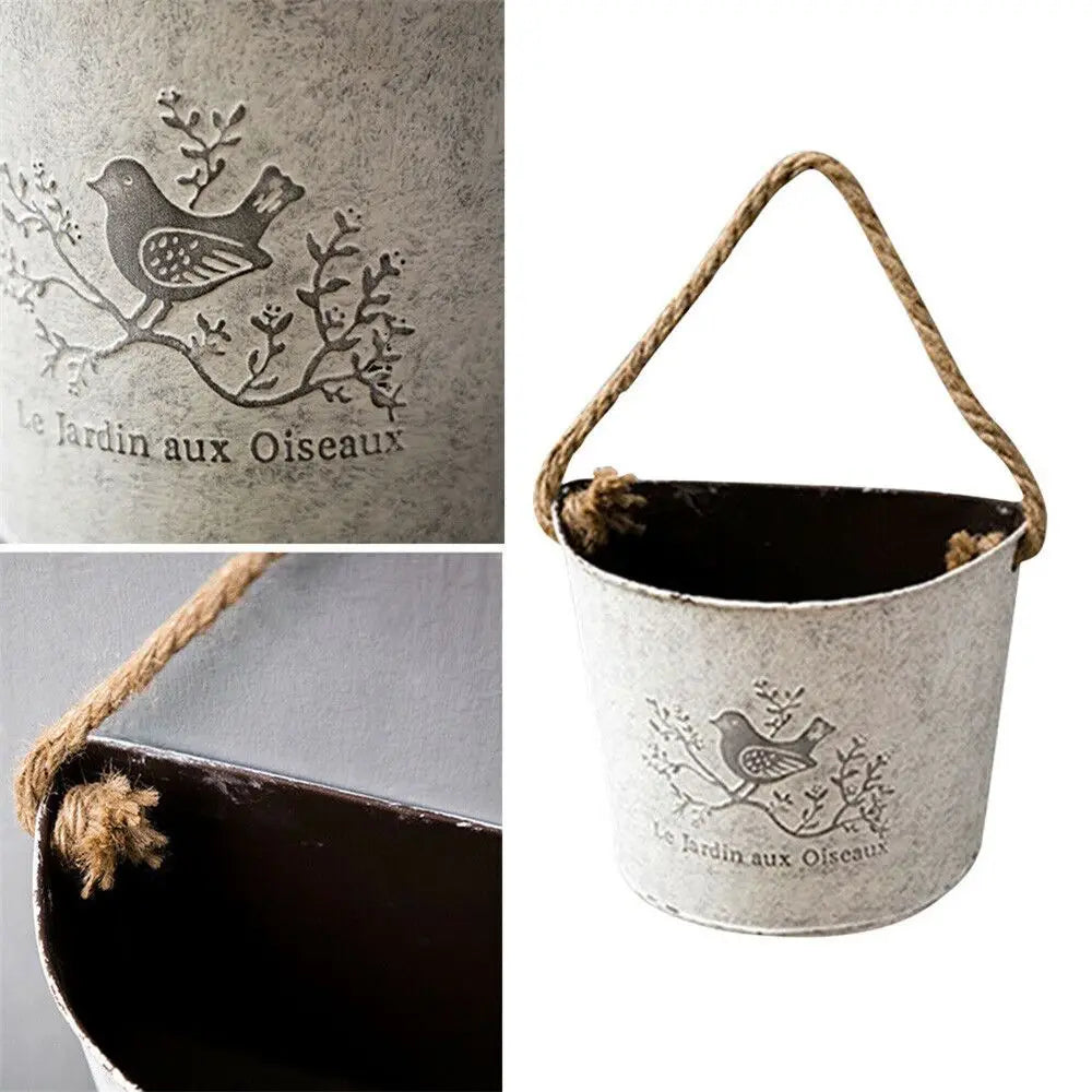 Vaso Suspenso de Parede em Metal