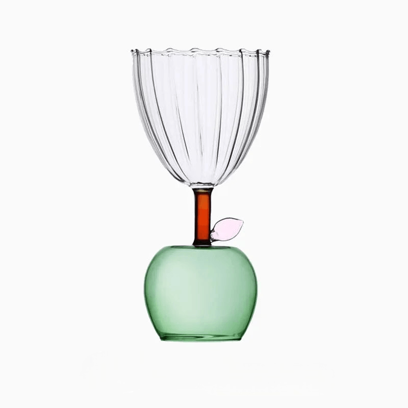 Taça de Vinho Frutas Elegante - Vidro Exclusivo 280ml