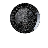 Prato de Porcelana Geométrico de Luxo